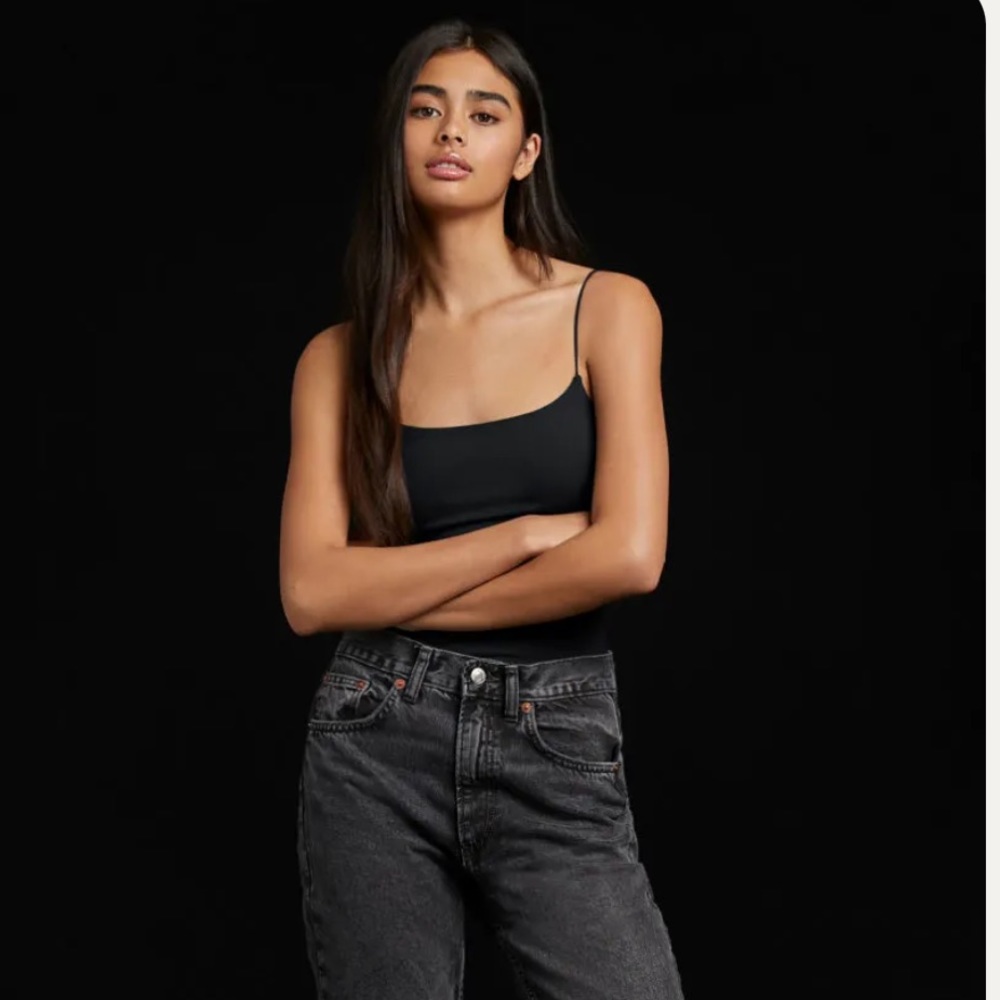 Nuuds size black cami bodysuit never worn